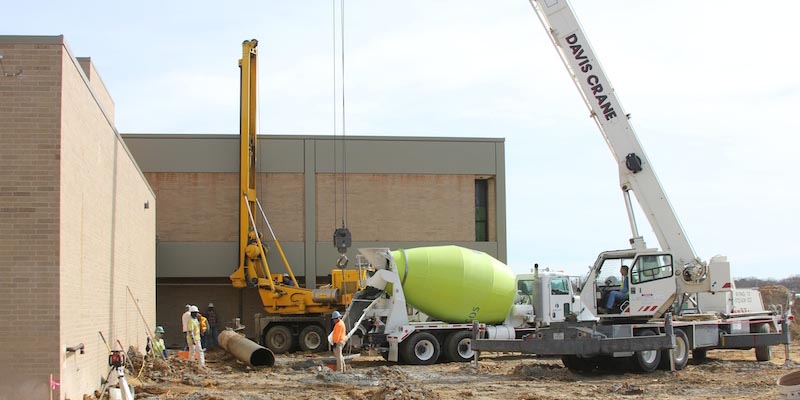 Construction underway on Boles addition