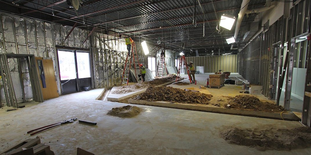 Future Dunn STEM labs under construction