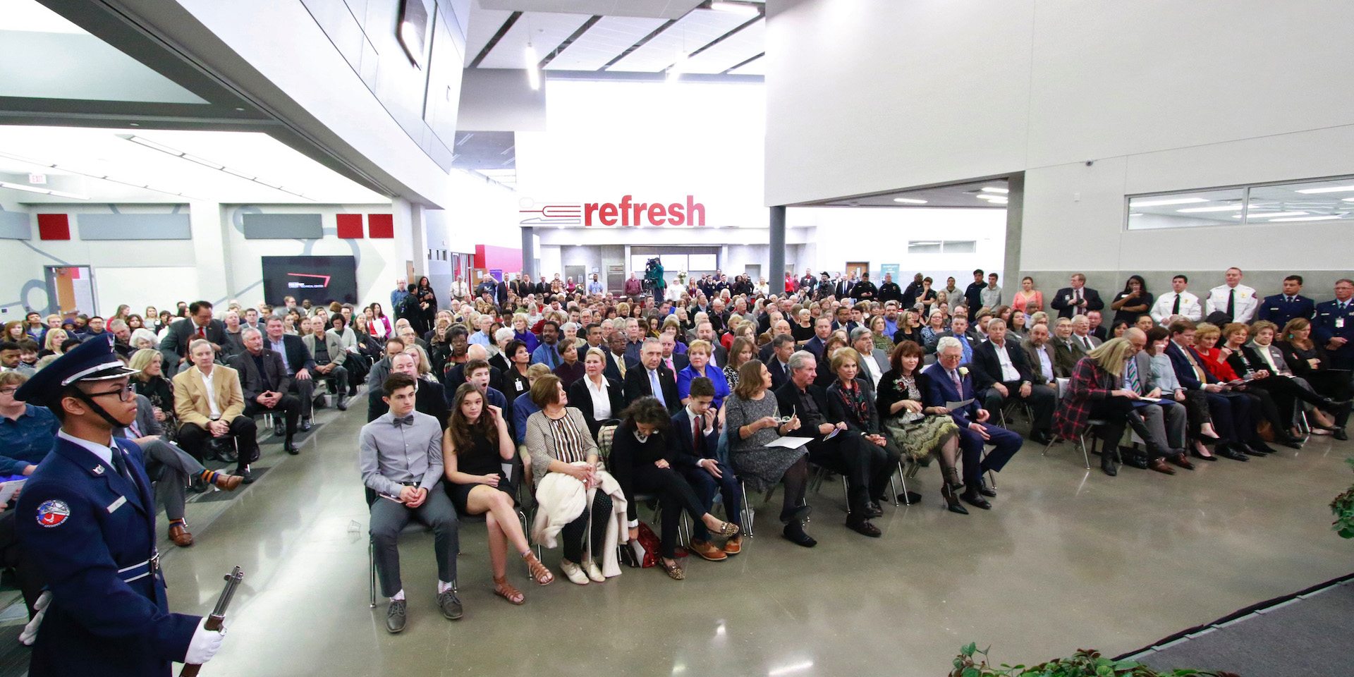 CTC dedication crowd