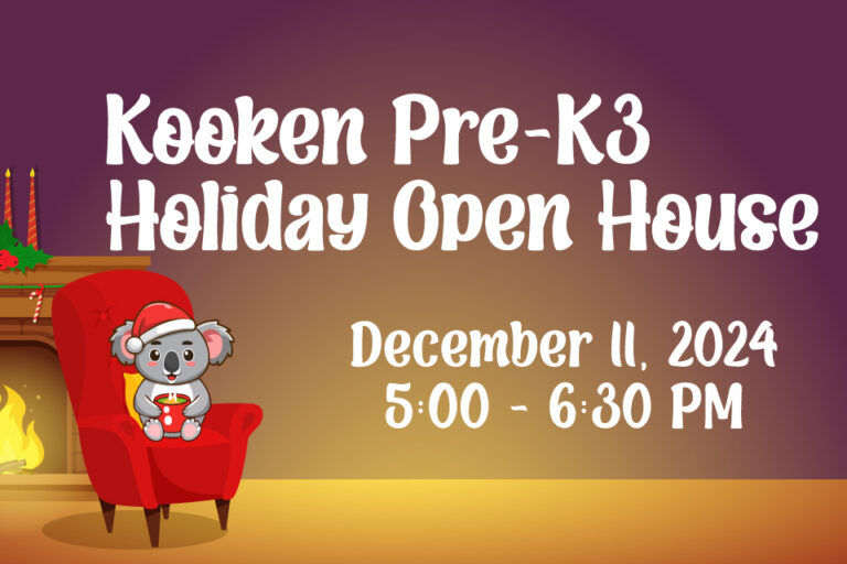 2024-Kooken-PreK3-Holiday-Open-House-Blog Sign up for pre-K 3 at the Kooken Pre-K 3 Holiday Open House