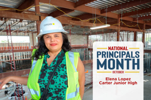 National Principals Month in Arlington ISD - Carter Junior High principal Elena Lopez