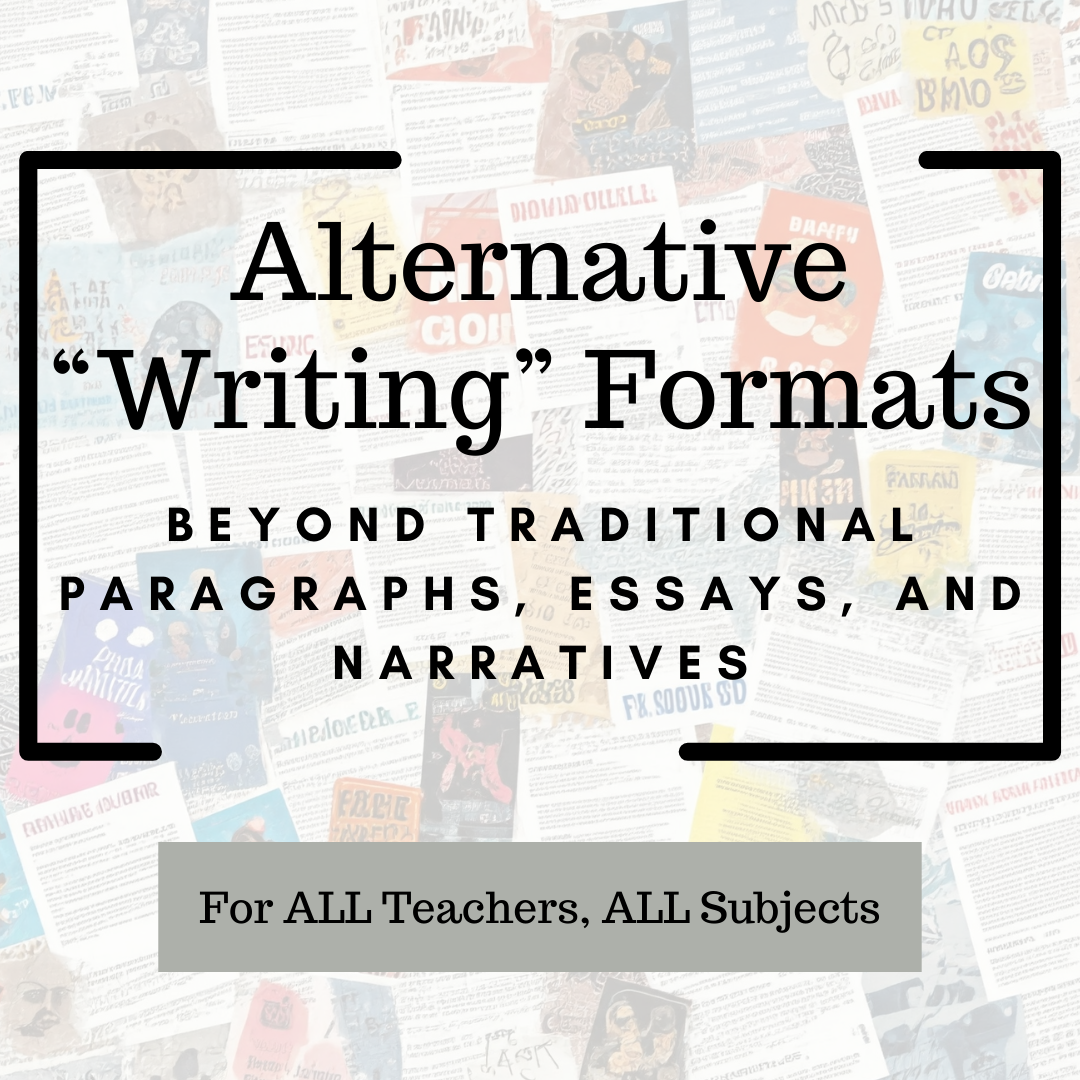 Alternative Writing Formats