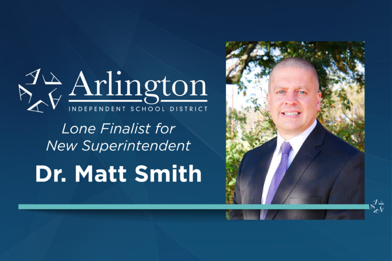 ArlingtonISD-Dr-Matt-Smith-Announcement-Blog-960x643 Smith - Dr. Matt Smith named lone finalist for Arlington ISD superintendent.