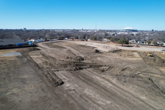 Construction underway at the future Berry Elementary School