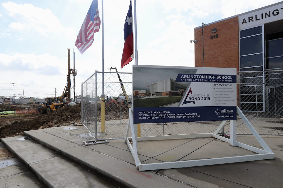 Piers - AHS Addition at AHS - piers getting drilled