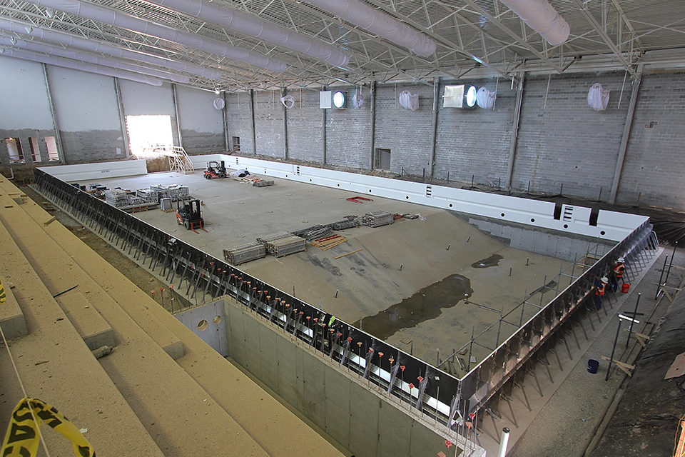 Pool panels blog image Arlington ISD Natatorium