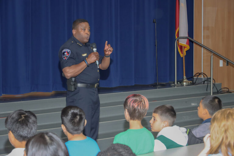 Take 25 blog Summer safety tips from APD Chief Al Jones at the Take 25 event at Webb Elementary