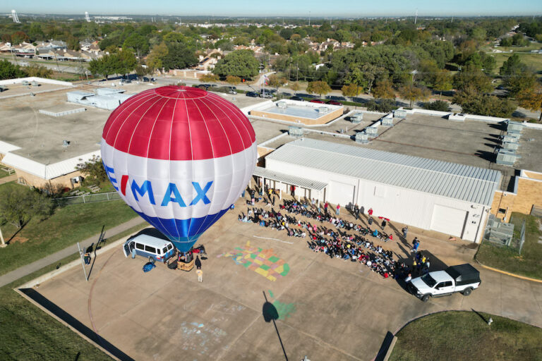 default RE/MAX hot air balloon at Short Elementary